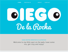 Tablet Screenshot of diegodelarocha.com